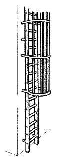 Fixed access ladder