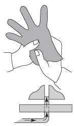 Figure 4 - If large numbers need testing use a compressed air jig.