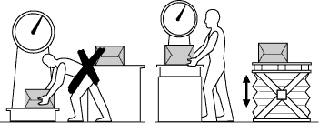 Self-adjusting platform automatically matches worker's height