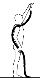 Figure 2 - An image of a person reaching above their shoulder level