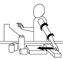 Figure 3 - An image of a person reaching behind the body