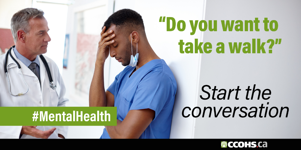 “Do you want to take a walk?” Start the conversation. #mentalhealth